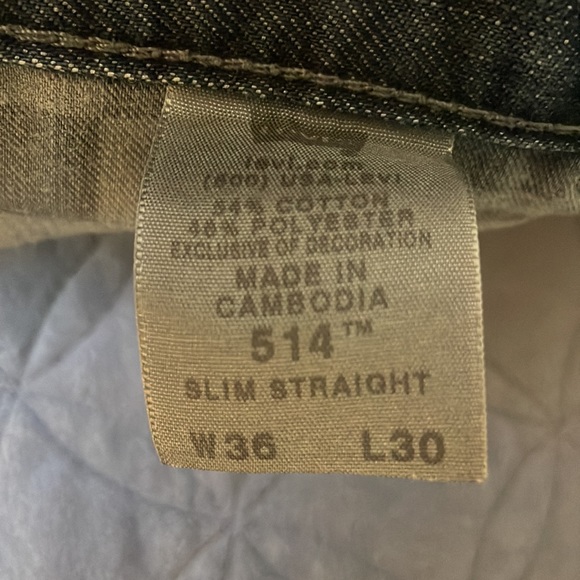 Levi’s mens jeans 36 by 30 length great condition - Picture 3 of 5